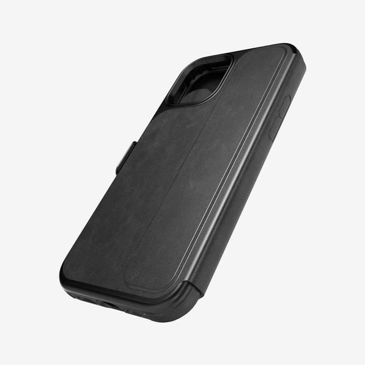 Produktbild tech21 Evo Wallet, Geldbörsenhülle, Apple, iPhone 12/12 Pro, 15,5 cm (6.1 Zoll), Schwarz (Realme 12 Pro+, Apple iPhone 12)