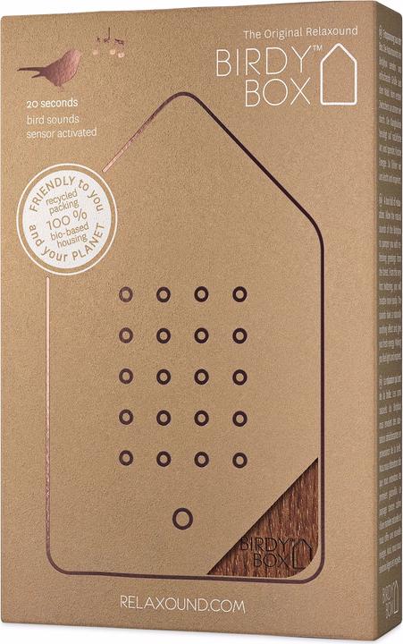 Actual product image Zwitscherbox Birdy box (7.5 x 2.5 x 12.5 cm)