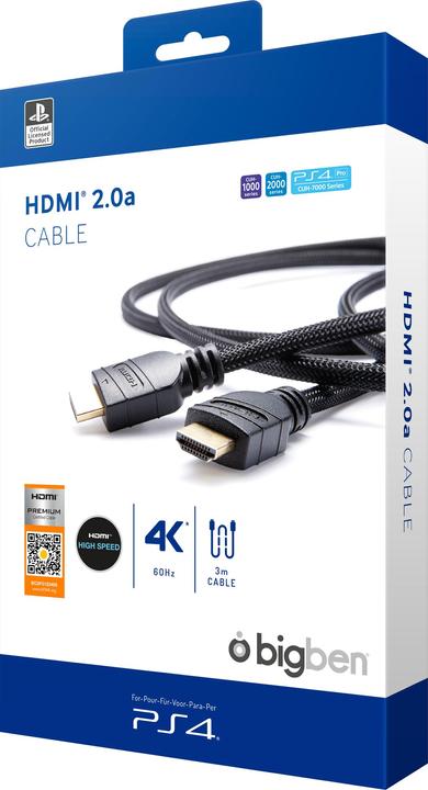 Actual product image Bigben HDMI 2.0a cable (0.35 m)