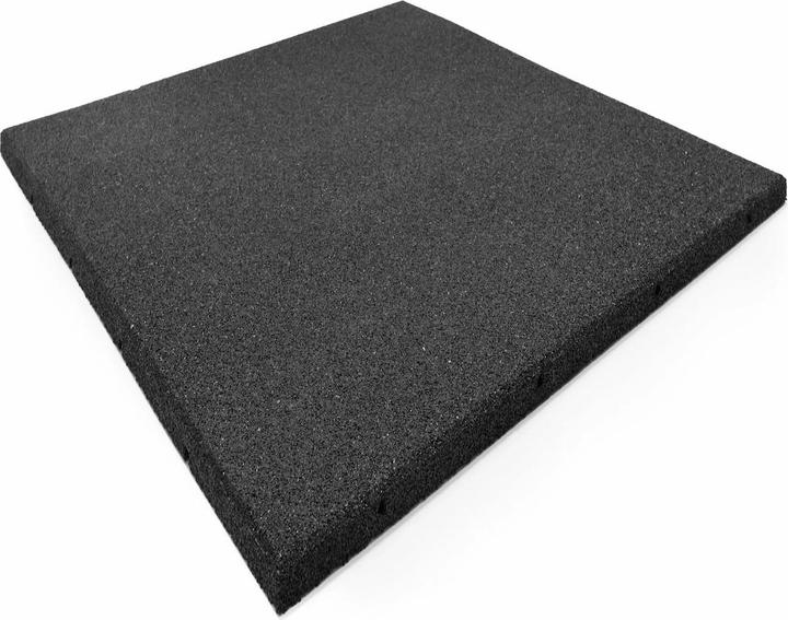 Produktbild Stockz Gummiboden "Outdoor Tiles Black" 100x100cm (3 cm)