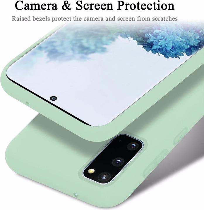 Immagine prodotto Cadorabo Copertura della cassa del silicone liquido TPU (Samsung Galaxy S20+)