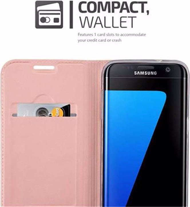 Actual product image Cadorabo Book Classy Style Cover (Samsung Galaxy S7 Edge)