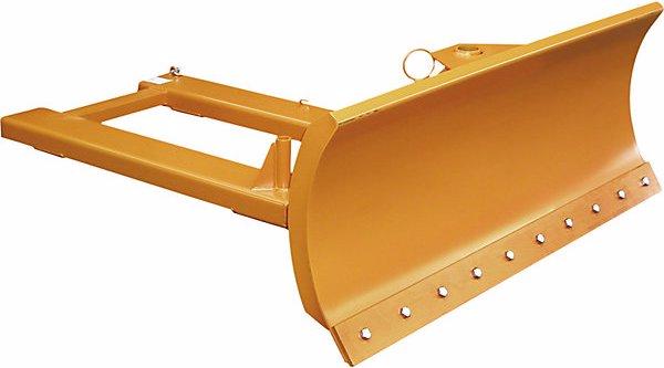 Image du produit eurokraft pro Bouclier chasse-neige pour gerbeur, avec soc fixe en acier, largeur chasse-neige