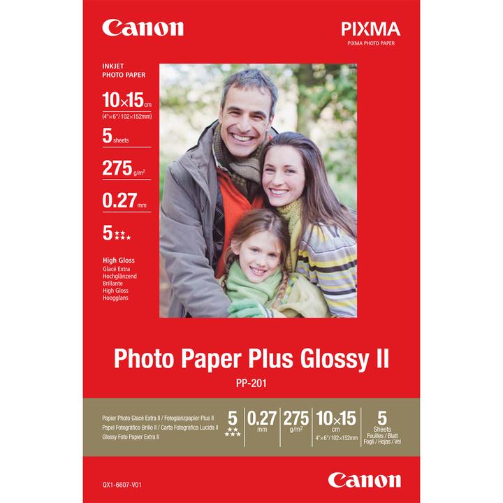 Actual product image Canon Plus II (265 g/m², 10 x 15 cm, 5 x)