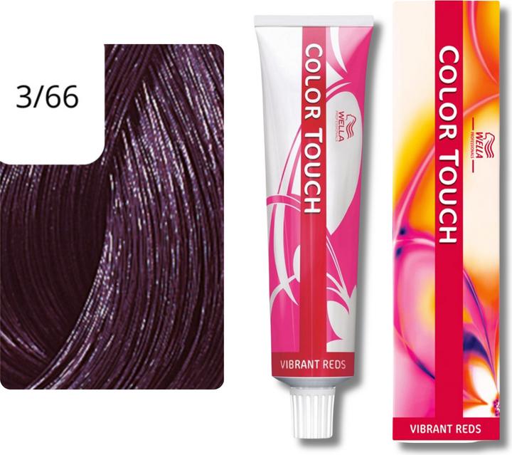 Produktbild Wella Colour Touch Vibrant Reds (3/66 dunkelbraun violett-intensiv)