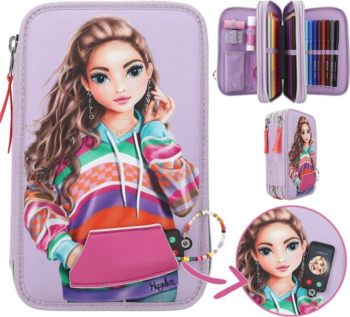 Produktbild Depesche TOPModel 3-Fach Federtasche JOY inkl. Stifte