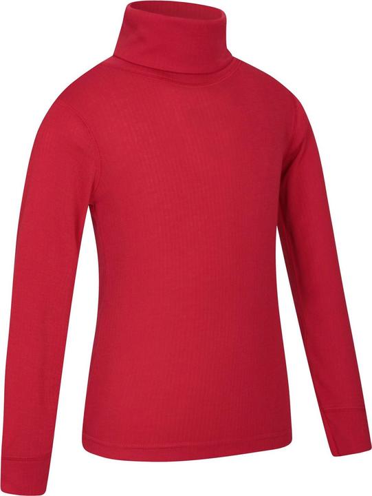 Actual product image Mountain Warehouse Childrens/Kids Talus Roll Neck Long-Sleeved Top (128)