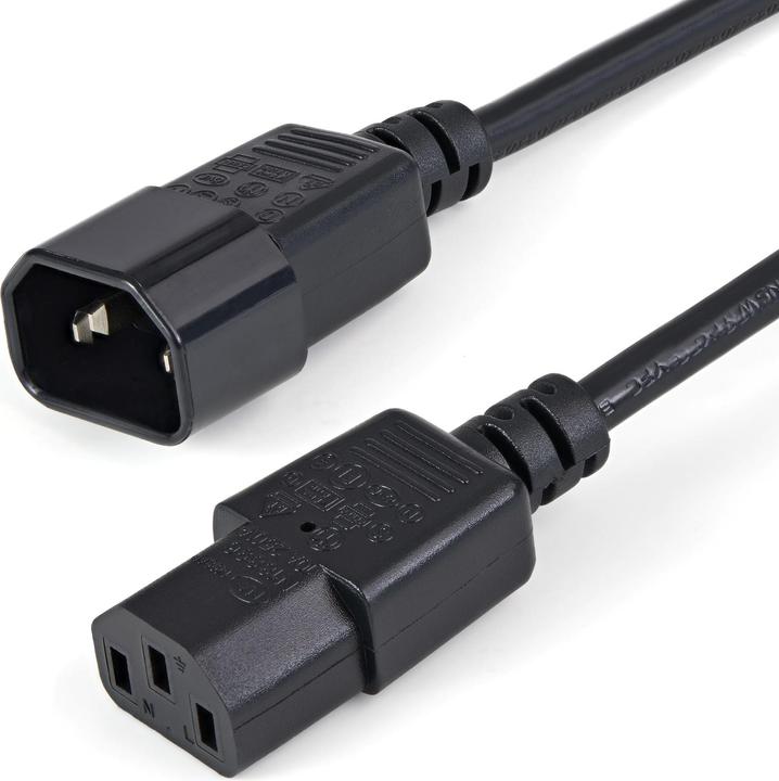 Actual product image StarTech 1M C14 TO C13 POWER CORD (1 m, C13)
