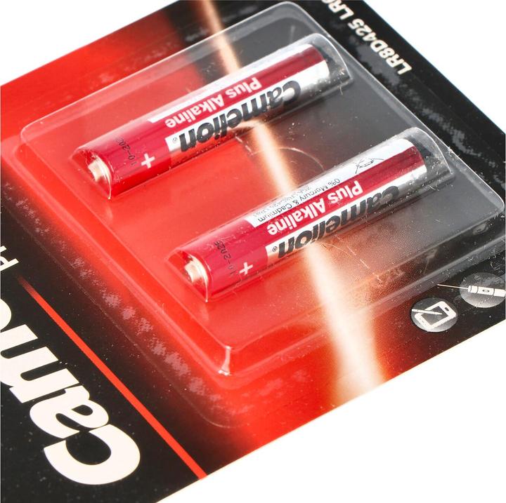 Actual product image Camelion LR61-BP2 - Einwegbatterie - AAAA - Alkali - 1,5 V - 2 Stück(e) - 84 x 12 x 114 m (2 pcs., AAAA, 580 mAh)