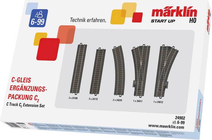 Actual product image Märklin Start up - C-track extension pack C2 (Track H0)