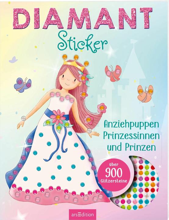 Image du produit Diamants autocollants poupées à habiller - princesses et princes