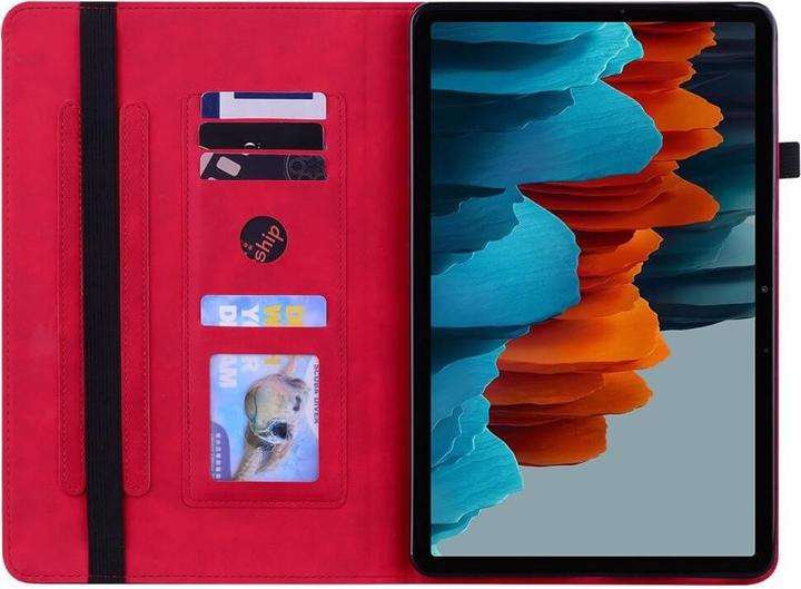 Immagine prodotto Cover-Discount Galaxy Tab S9+ - cover protettiva con cerniera rossa (Galaxy Tab S9+, Galaxy Tab S10+, Galaxy Tab S9 FE)