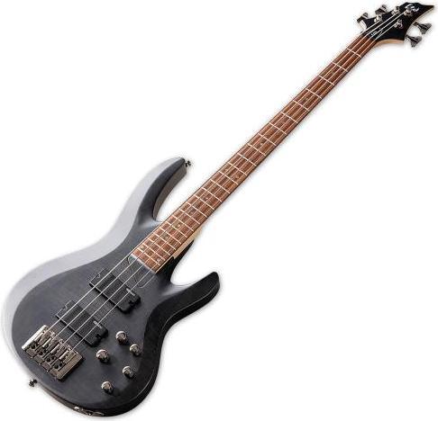 Produktbild ESP LTD B-204SM E-Bass Black Satin mit Kabel (E-Bass, Spaltet-Maple, Eschenholz)