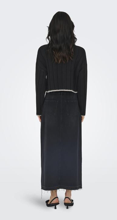 Actual product image Only Regular fit High neck Low shoulder Pullover Knitted jumper (L)