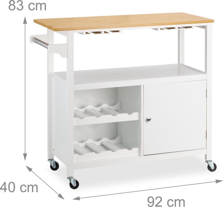 Actual product image Relaxdays Kitchen cart