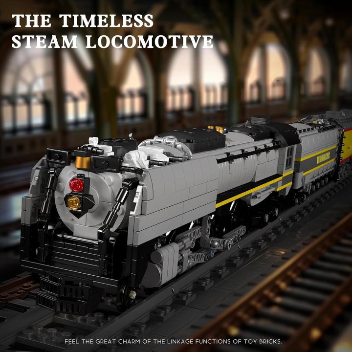 Actual product image Mould King Union Pacific 844 steam locomotive