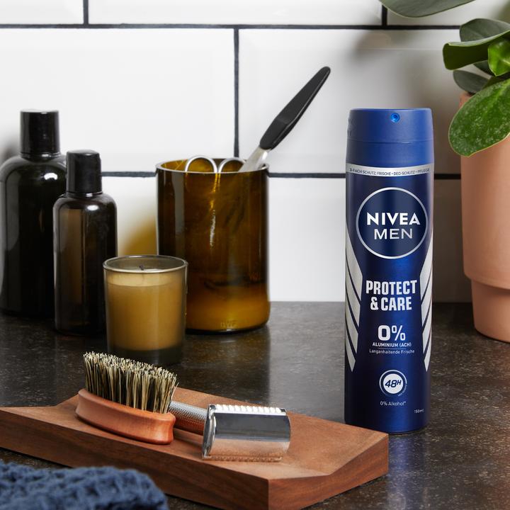 Actual product image NIVEA MEN Deo Spray Protect & Care Male 150 ml (Spray, 150 ml)