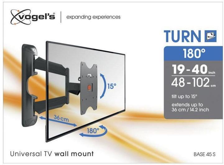 Produktbild Vogels Base 45 S (Wand, 43", 20 kg)