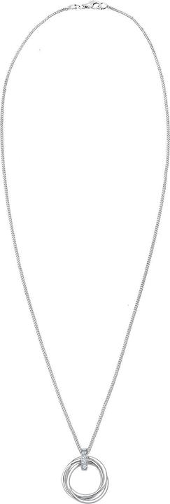 Immagine prodotto Elli DIAMANTI Collana Circle Trio Diamond (0,025 ct.) Argento 925 (Argento 925, Diamante, 45 cm)