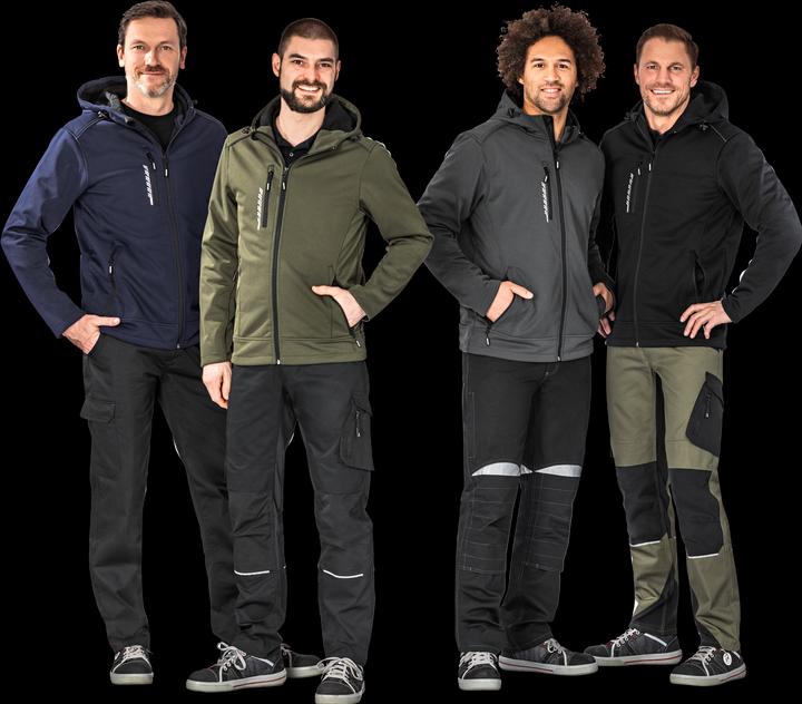 Actual product image Planam Outdoor Hawk softshell jacket olive size XS (XS)