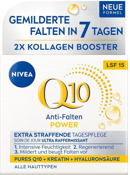 Immagine prodotto NIVEA Crema da giorno rassodante antirughe Q10 Power (50 ml, Crema da giorno, SPF 15)