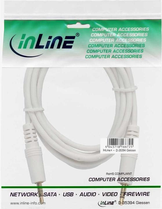 Actual product image InLine Jack cable (2 m, 3.5mm jack (AUX))