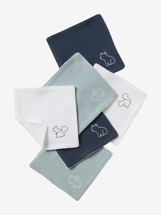 Vertbaudet 6er-Pack Baby Waschlappen (12 cm, 12 cm)