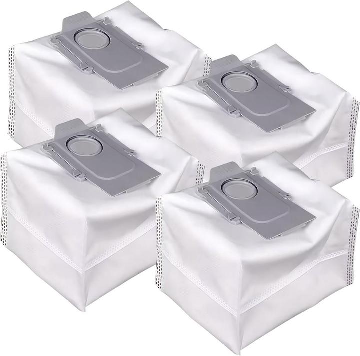 Hermex Alternative dust bag for Roborock S8+ S8 Pro Ultra Q7 Max Q7 Max+ T8 G20 (4 x)
