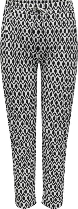 Only Curvy gemusterte klassische Hose (W46/L34)
