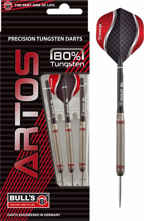 Produktbild Bull's Artos AR3 Steeldart, Red 80% Tungsten (22 g)