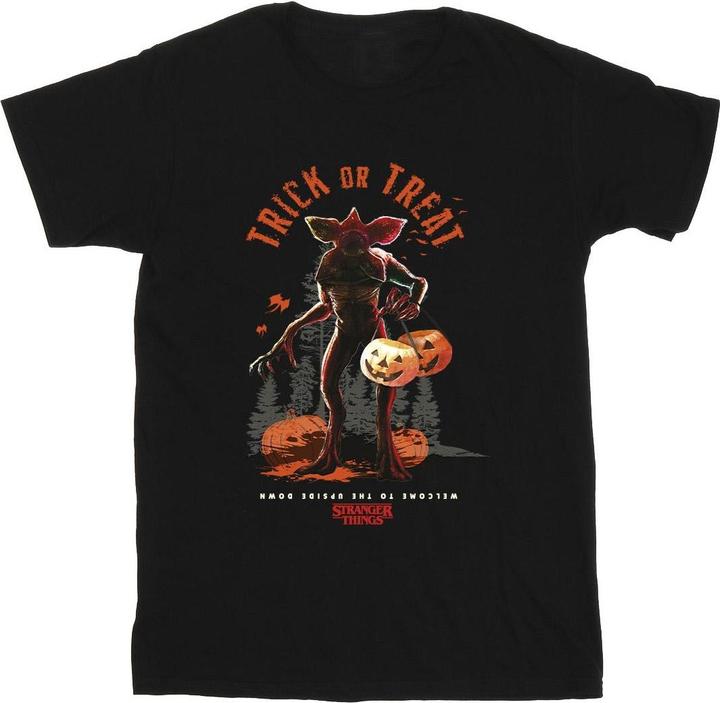 Netflix Stranger Things Trick Or Treat Demagorgon TShirt Jungen