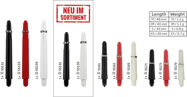 Image du produit Bull's UK-Nylon Shaft (M (45 mm))
