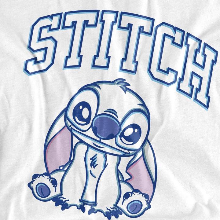 Immagine prodotto Lilo & Stitch Collegiate Maglietta Colpo di Spazzola Donna (L)