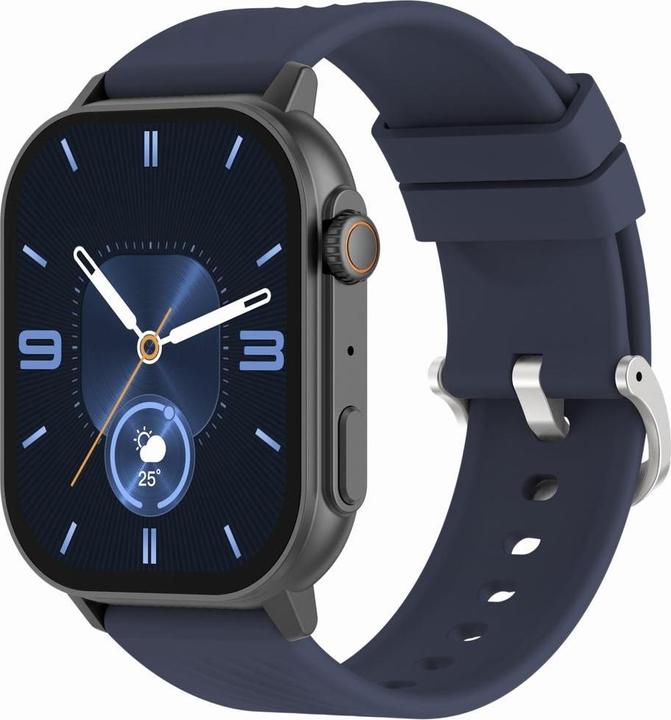 Actual product image Gravity GT15-12 Damen-Smartwatch, marineblaues Silikonarmband + schwarzes Armband