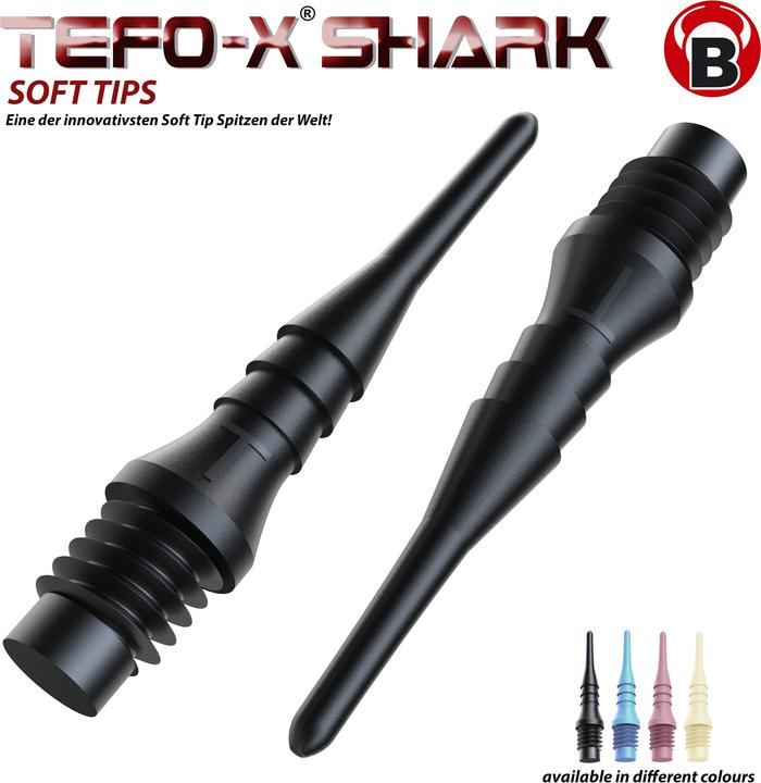 Actual product image Bull's Tufflex Soft Tips 6mm(2BA)