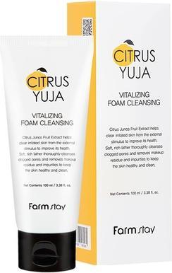 Actual product image Farm Stay Farmstay Citrus Yuja Cleansing Foam 100ml (Foam, 100 ml)