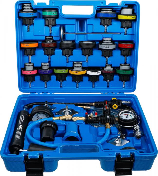 Actual product image BGS Radiator Pressure and Cooling System Tester Refilling System included 28 pcs.