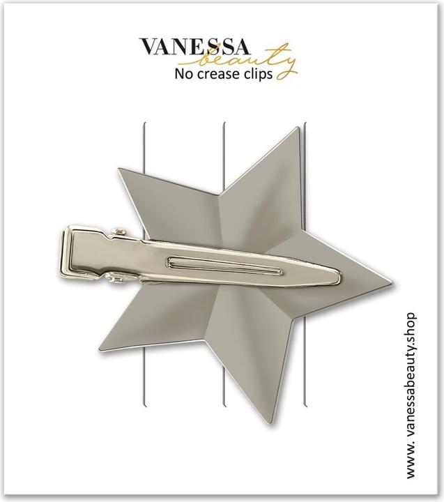 Immagine prodotto Vanessa Beauty Clip senza cuciture - Star Silver (Decorazioni, Elastico per capelli)