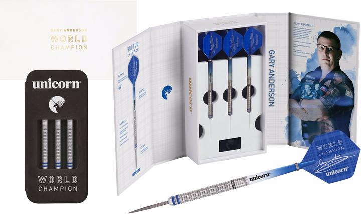 Unicorn Phase 3 World Champion Gary Anderson Steel Dart Presentation Box (23 g)