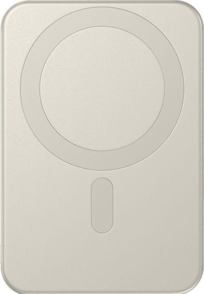 Produktbild Satechi OntheGo Magnetic Qi2 Powerbank Stand 5000 mAh Sand (5000 mAh, 15 W)
