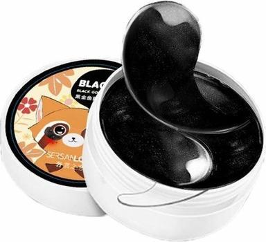 Sersanlove Eye Gel Mask Hydrogel Eye Patches Black Gold Caviar 60Pcs.