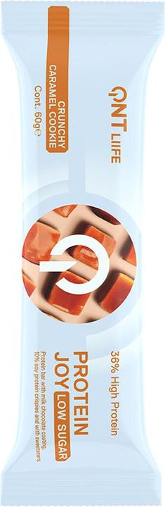 Actual product image QNT 36% Protein Joy Bar Low Sugar Caramel&Cook (Caramel & Cookie, 1 pcs., 62 g)