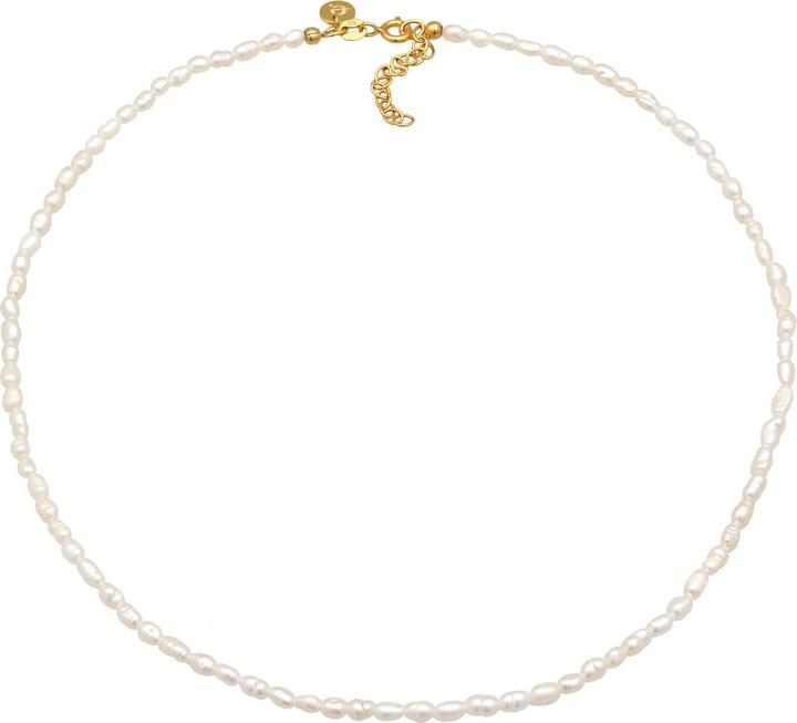 Produktbild Elli Choker, Perle, Perlenkette (925 Sterling Silber vergoldet, No stone, Süsswasserzuchtperlen, Plastik, 36 cm)
