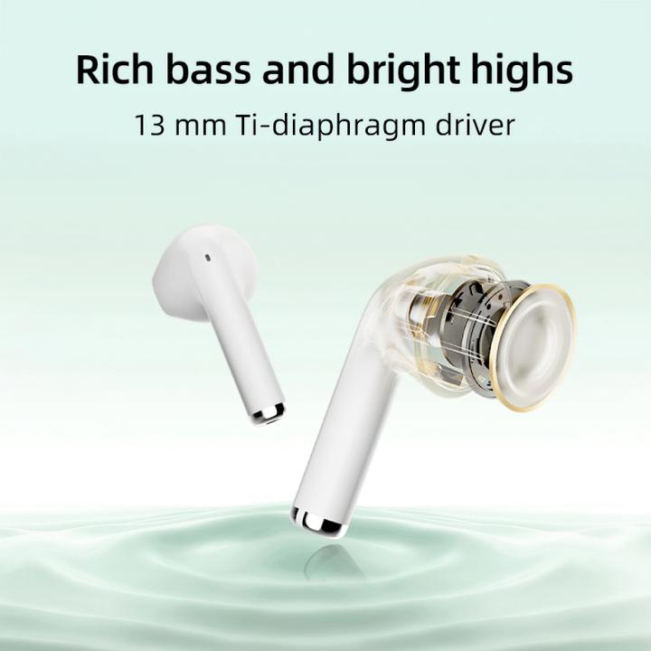 Image du produit QCY Écouteurs intra-auriculaires sans fil Bluetooth 5.3 Alipods Lite TWS - blanc (ANC, 28 h, Sans fil)