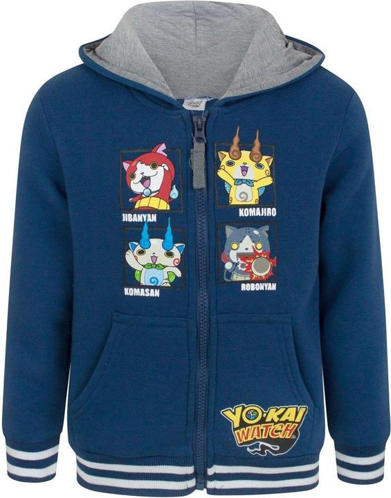 Immagine prodotto Yo-kai Watch Felpa con Cappuccio Personaggi Cerniera su intera lunghezza Ragazzi (98)