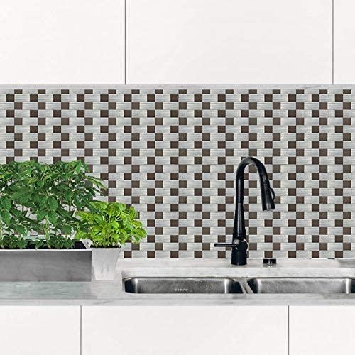 Produktbild Trenddeko 3D Mosaikmuster Metall (30.5 x 30.5 cm)