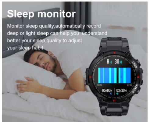 Produktbild Senbono Sport Smartwatch Black Max6 0pix Waterproof Ip68 - Functions Sport And Communicators. Phone