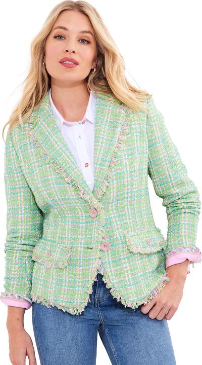 Joe Browns Frayed Detail Tweed Jacket (46)