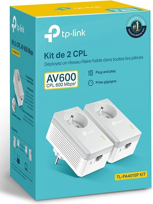 Immagine prodotto TP-Link TL-PA4015PKIT Porta Ethernet integrata (e) (500 Mbit/s)