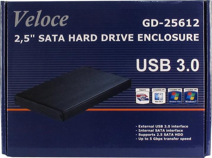 Actual product image Intertech Inter-Tech Veloce GD-25612 (2.5")